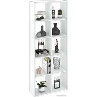 Стеллаж Кортекс-мебель Дельта-10 км.02539 71x175 (белый)