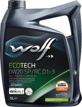 EcoTech 0W-20 SP/RC D1-3 5л