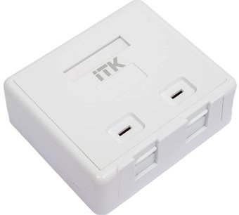 Корпус настенной розетки ITK CS2-022