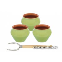Набор горшочков Elan Gallery TerraCotta 570101