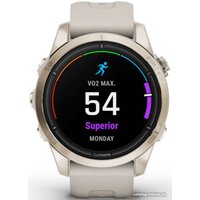 Умные часы Garmin Epix Pro Gen 2 Sapphire 42 мм (мягкое золото/песок)