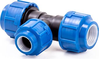 Фитинг Lammin Тройник переходной для ПЭ труб 63х50х63