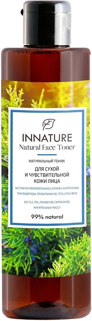 

Innature Тоник для лица Натуральный для сухой и чувствительной кожи (250 мл)