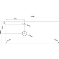  Misty Столешница Роял 120 VS03-120 (черный)