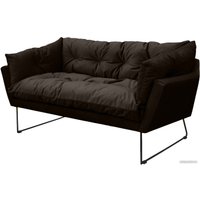 Диван Brioli Анико двухместный (V12/коричневый)