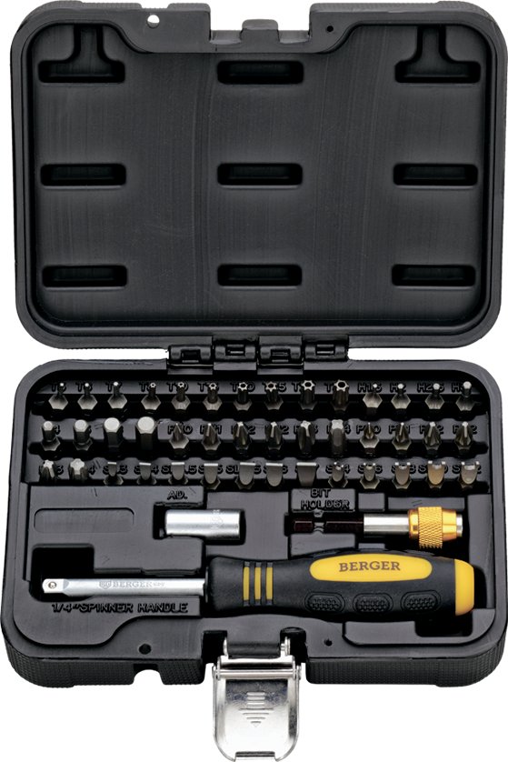

Набор отвертка с битами Berger BG2185 (45 предметов)