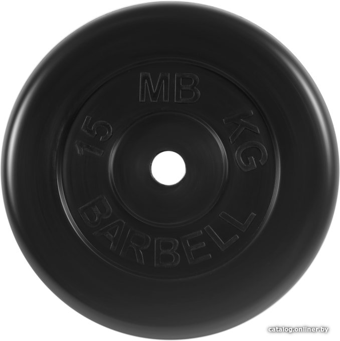 Диск MB Barbell Стандарт 31 мм (1x15 кг, черный)
