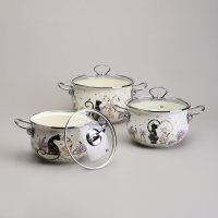 Набор кастрюль Agness 943-107