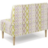 Диван MONOFIX Одос Принт 2-хместный (абстракция оливковый/микровелюр)