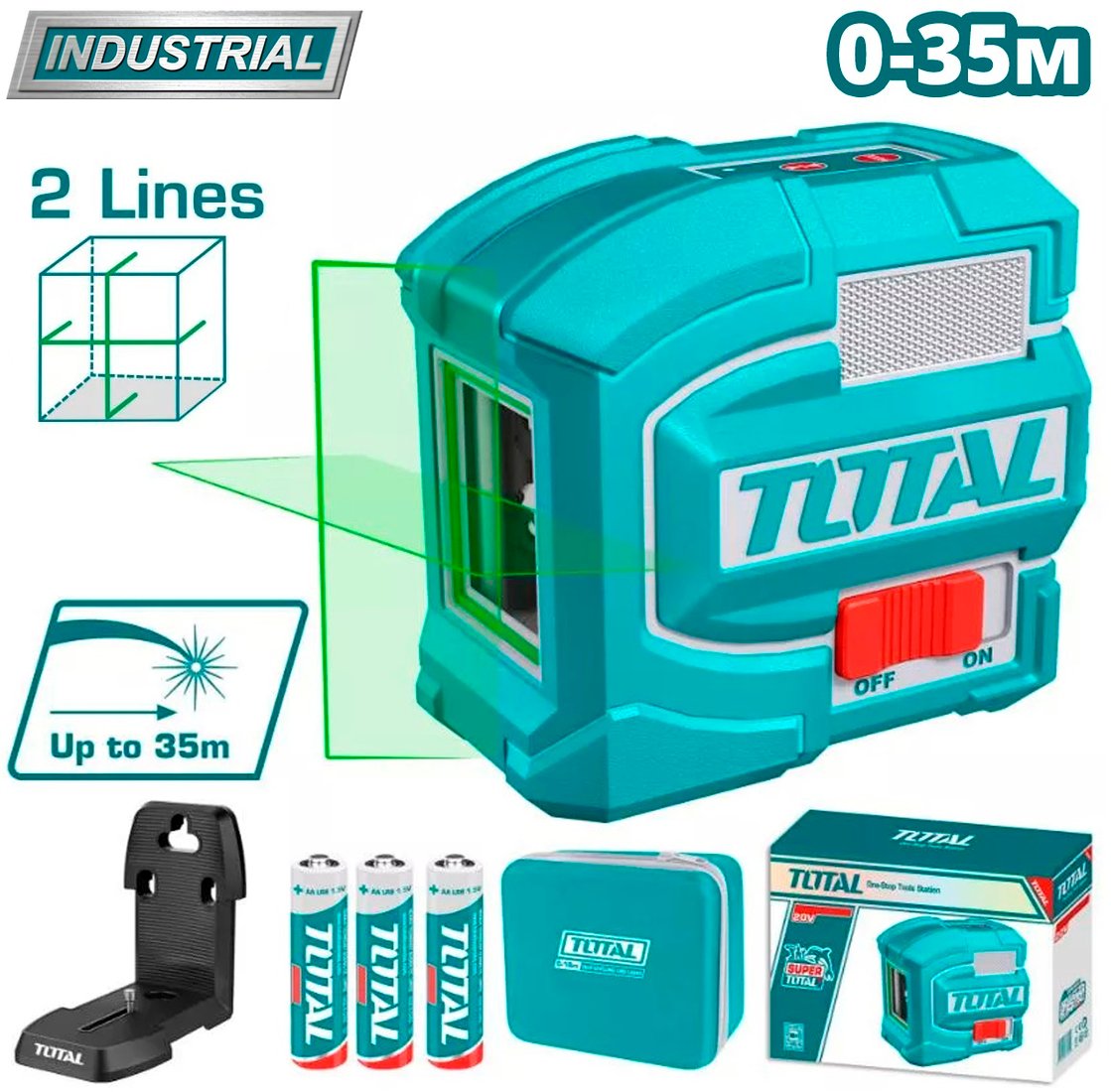 

Лазерный нивелир Total TLL156601