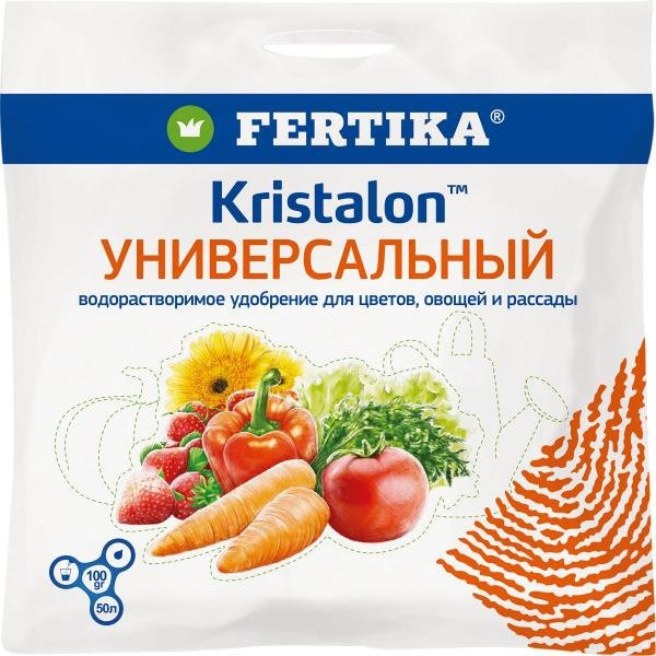 

Удобрение Fertika Kristalon универсальный NPK 18:16:21+3 MG+микро 100 г