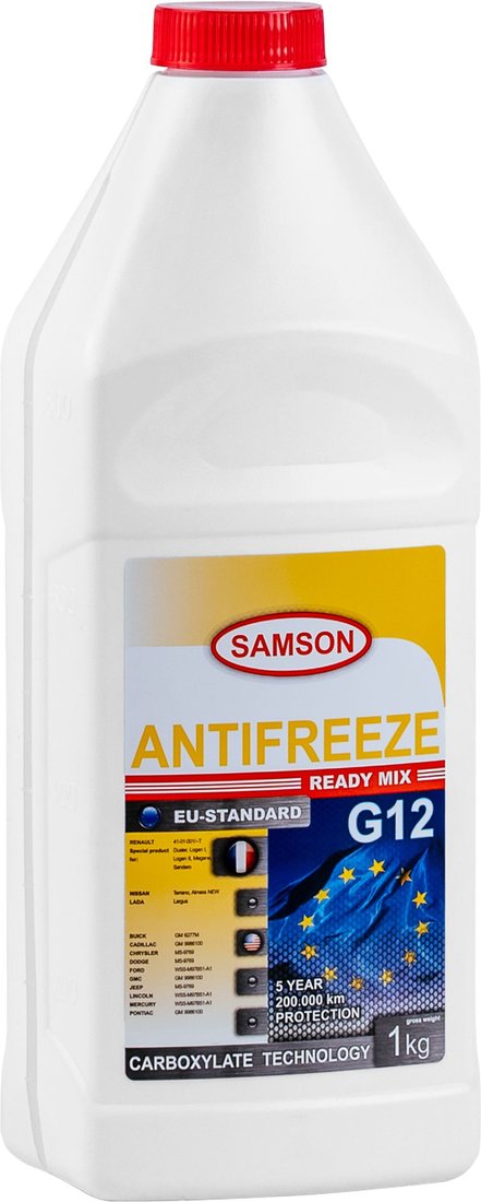 

Антифриз Samson EU-Standard G12 Ready Mix 1кг