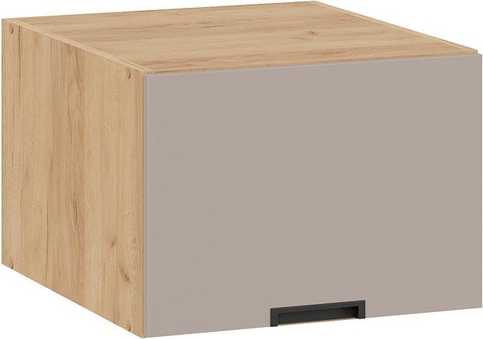 

Шкаф навесной Трия Гренада 1В5ГП (дуб крафт золотой/холст латте)