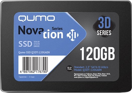 

SSD QUMO Novation 3D 120GB Q3DT-120GAEN