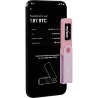 Аппаратный криптокошелек Ledger Nano S Plus (пастельный розовый)