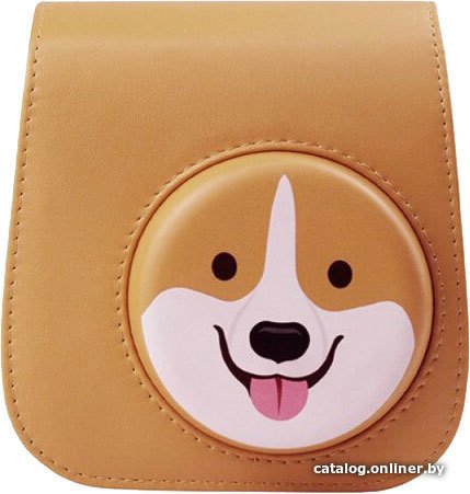 Чехол Caiul для Instax Mini 11 (brown corgi)