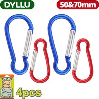 Карабин туристический Dyllu DTQL2K01 (4 шт)