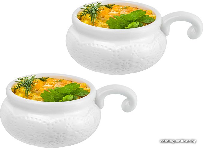 Кокотница Elan Gallery Кружево 950149
