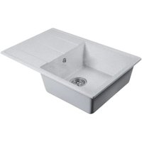 Кухонная мойка Marblan Magnum R (серый, с сифоном)