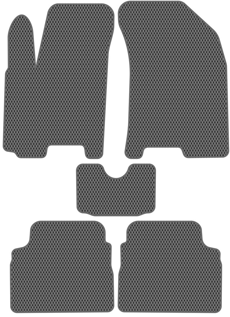 

Комплект ковриков для авто Alicosta Daewoo Kalos I (хэтчбек 5 дв, седан / T200) 2002 - 2008 (серый, ромб)