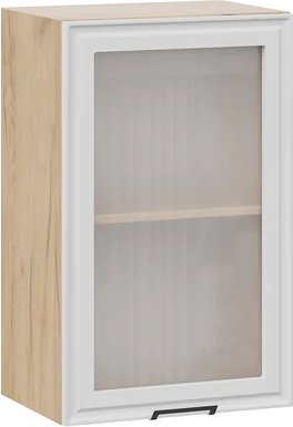 

Шкаф навесной Трия Белладжио 1ВВ45С с одной дверью (дуб крафт золотой/фон белый)