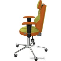 Офисное кресло Kulik System Trio (азур, оранжевый/оливковый)
