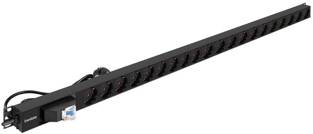 

Блок розеток ExeGate ServerPro PDU-V201 Al-20S-EU3-1P