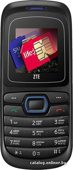 Кнопочный телефон ZTE S519D