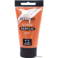 Акриловая краска Малевичъ Matisso 617111 (60 мл, марс оранжевый)