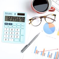 Бухгалтерский калькулятор BRAUBERG Ultra Pastel-08-LB 250513 (голубой)