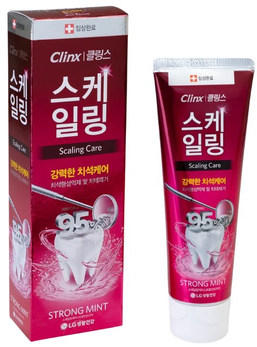 

Зубная паста PERIOE Clinx Strong Mint 100 г