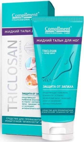 

Compliment Крем для ног Care Жидкий тальк 80 мл