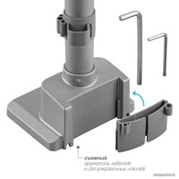 Кронштейн для монитора VLK Trento-95 (серебристый)