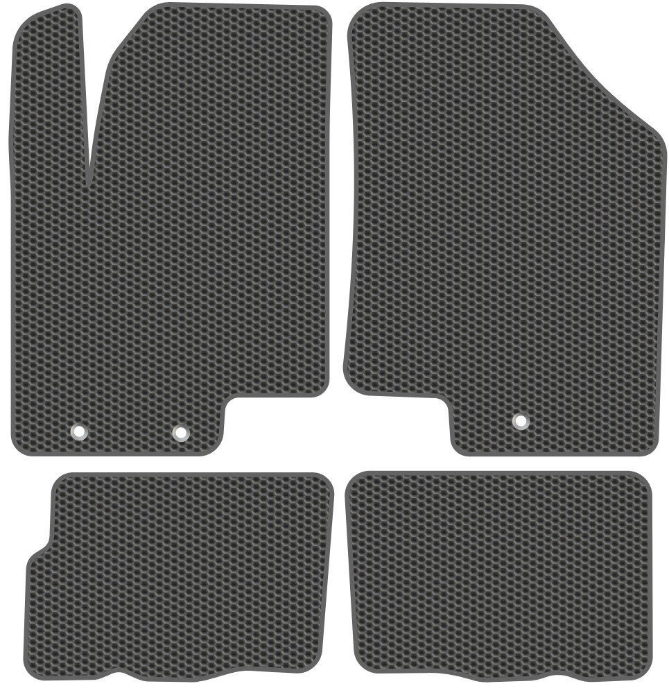 

Комплект ковриков для авто Alicosta Kia Soul I (хэтчбек 5 дв / AM) 2008 - 2014 (серый)