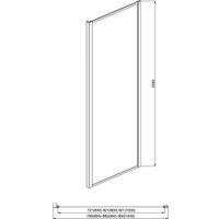 Душевая стенка Aquatek 90x200 AQ ARI WA 09020GM