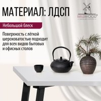 Столешница Millwood 200x90x3.6 (белый)