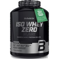 Протеин сывороточный (изолят) BioTech USA Iso Whey Zero Black (2270 г, клубника)