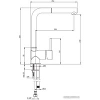 Смеситель Deante Aster Bianco BCA A73M