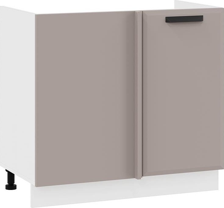 

Шкаф напольный Трия Тиана 1Н9У (белый/мокко супермат)