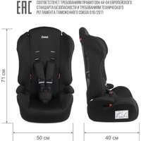 Детское автокресло Zlatek Basic ZL513 KRES4105 (черный)