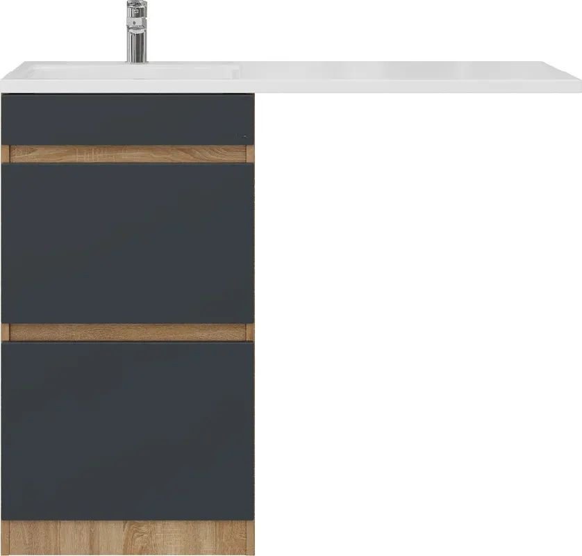 Onika Тумба с умывальником Милтон 58 105806 + Madera Kamilla 120 L