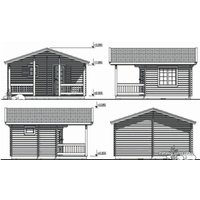 Русская баня Банилюкс Б-1 5x5 м
