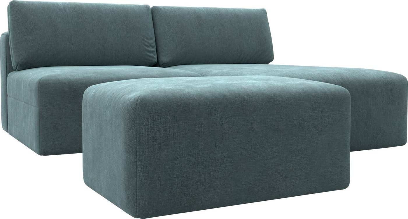 

Угловой диван Лига диванов Лига-060 НПБ угол универсальный с пуфом 129686 (шенилл Rimini 11 серо-зеленый)