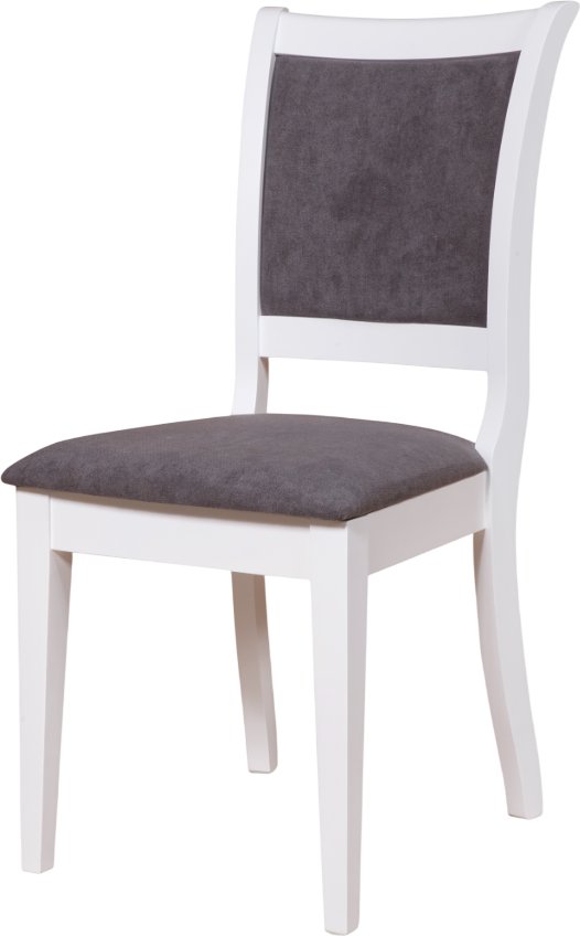 Стул Мебель-класс Гармония МКЕ-300.11 (МТ Bahama Plus Grey, белый)