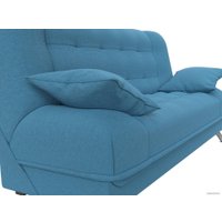 Диван Лига диванов Анна 121564 (рогожка Амур, голубой)