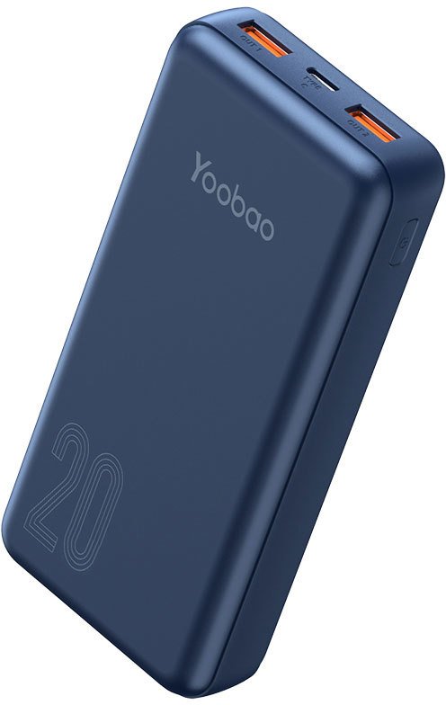 

Внешний аккумулятор Yoobao 2D 20000mAh (темно-синий)