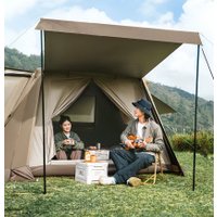 Кемпинговая палатка Naturehike Village 6.0 II CNK2300ZP021-DCFS (коричневый)