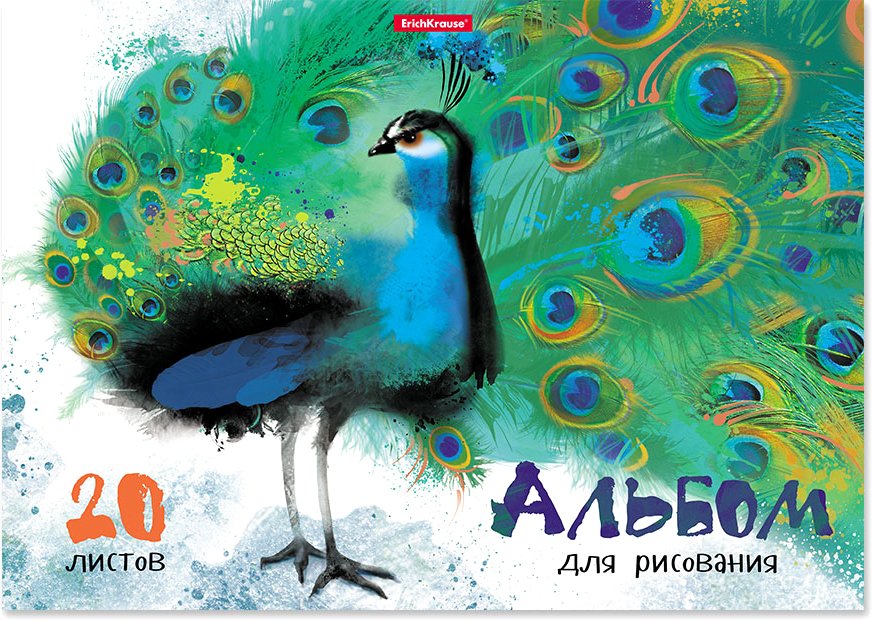 

Альбом для рисования Erich Krause ArtBerry Птицы жарких стран 43261