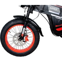 Электровелосипед Minako Apex 2025 (черный/красный)