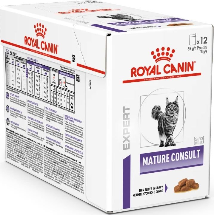 

Консервированный корм для кошек Royal Canin Mature Consult 12x85 г